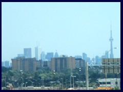 Toronto Pearson International Airport 21 - Toronto downtown skyline and Mississauga